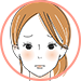 女性の顔
